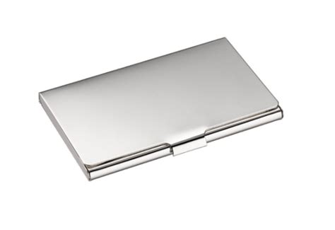 Making clothing less intimidating and helping you develop your own style. Business card holder Christofle Uni 04252201