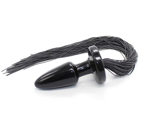 Horse Soft Rubber Tail Anal Plug Pony Play Sex Gear