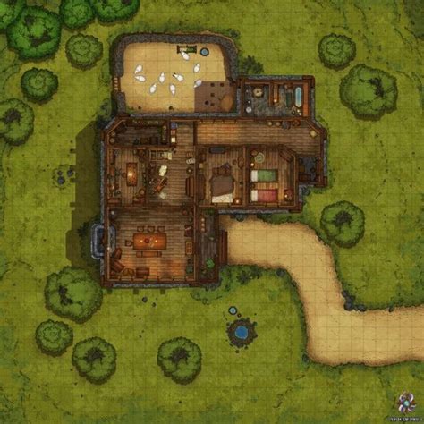 Farmer S House Public X Dr Mapzo On Patreon Dungeon Maps Tabletop Rpg Maps Fantasy Map