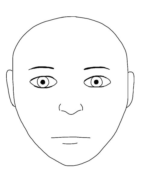 Face Drawing Template
