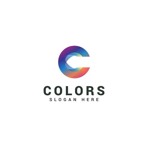 Premium Vector Letter C Colorful Logo