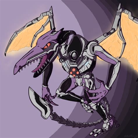Meta Ridley Commission By Kynivoid On Newgrounds