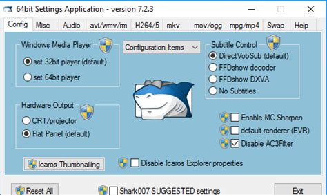 Media player codec pack supports almost every compression and file type used by modern video and audio files. Download Shark007 Codecs for Windows 10 (64/32 bit). PC/laptop