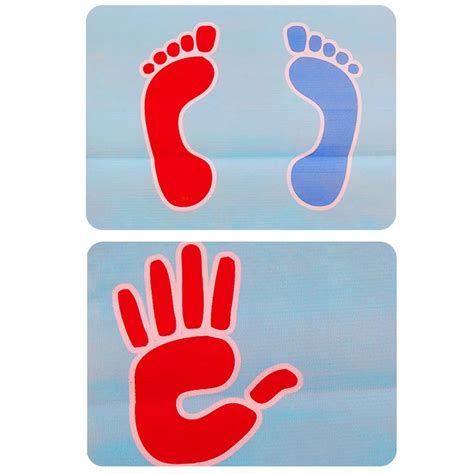 Children Kids Games Toy Mat Hands And Feet Game Pad Team Expand Props