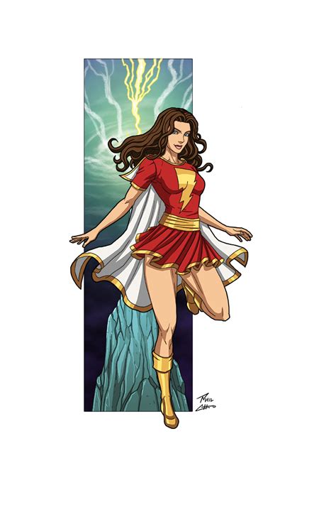 mary marvel commission by phil cho on deviantart