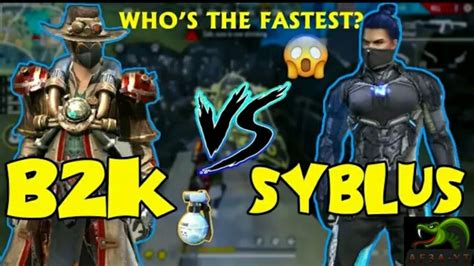 Free fire nickname ️ name generator 1️⃣ style. FREE FIRE SYBLUS VS B2K | WHO IS FASTER ?? - YouTube