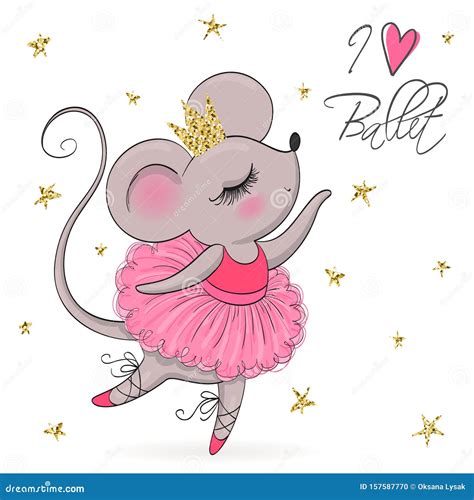 Ballerina Mouse Stock Illustrations 177 Ballerina Mouse Stock