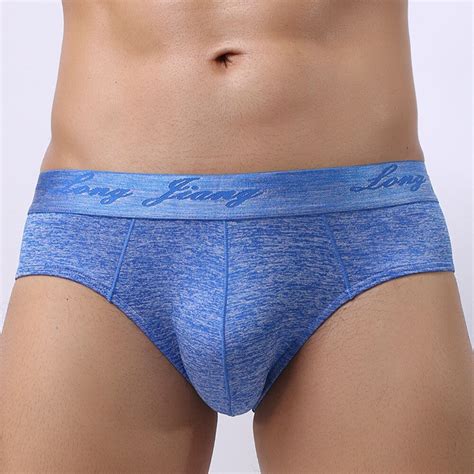 Buy Trendy Elasticity Waist Male Underwear Sexy Breathable Brief Underpants
