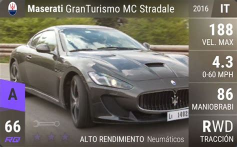 Igcd Net Maserati Granturismo Mc Stradale In Top Drives