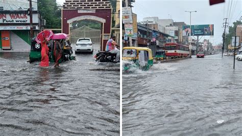 Aligarh Heavy Rain Alert मूसलाधार बरसात ने खोली स्‍मार्ट सिटी की