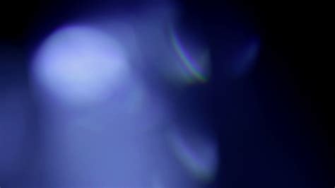 Blue Light Leak Overlay Fast Flickering Black Background — Free