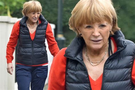 Anne Robinson Looks Almost Unrecognisable Makeup Free As She Braves Chilly London Weather