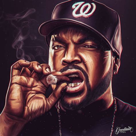 Ice Cube Art On Behance Hip Hop Illustration Art Tupac Art