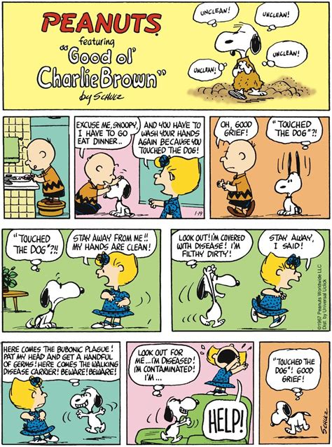peanuts by charles schulz for january 19 2014 in 2023