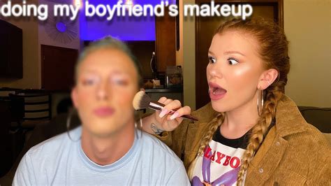 Doing My Boyfriends Makeup Youtube