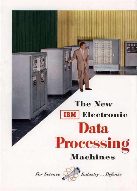 The New Ibm Electronic Data Processing Machines Modern Mechanix Ibm