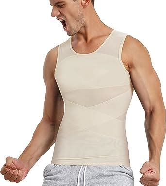 Tailong Men S Compression Shirt For Body Shaper Slimming Vest Tight