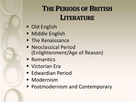What Is The Literature Form Of British English