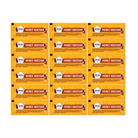 Honey Mustard Packets Bundle Heinz 30 Count