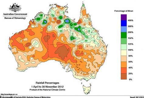 Australia Drought Map