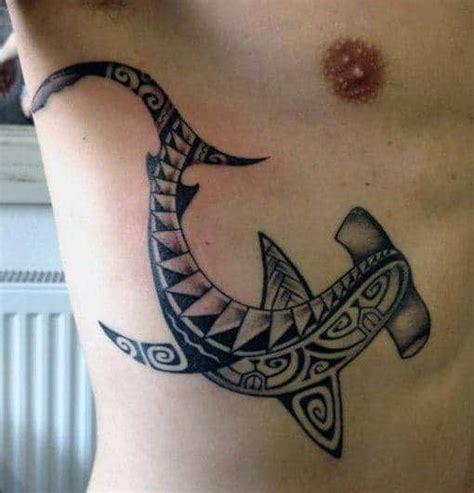 50 Tribal Shark Tattoo Designs For Men Sea Dweller Ideas Tribal