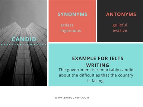 Candid Word Of The Day For Ielts Speaking And Writing