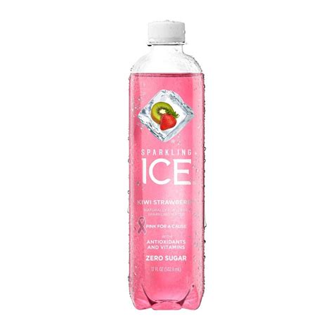 Sparkling Ice Naturally Flavored Sparkling Water Kiwi Strawberry 17