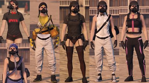 Gta 5 Online 6 Cute Female Outfit Components Rng