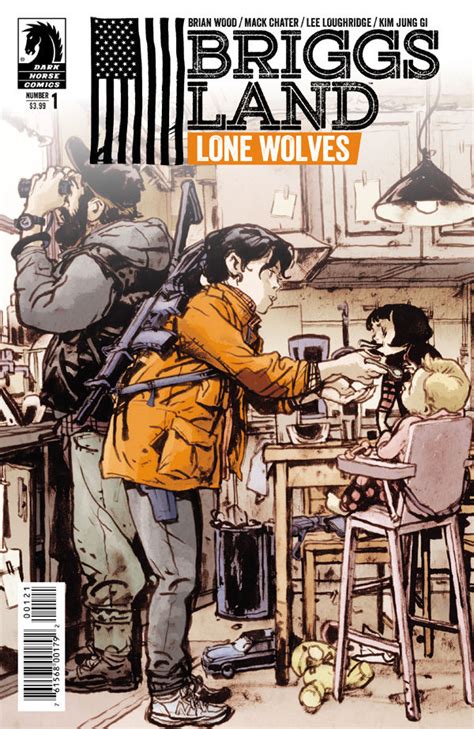 Briggs Land Lone Wolves 1 Kim Jung Gi Variant Cover