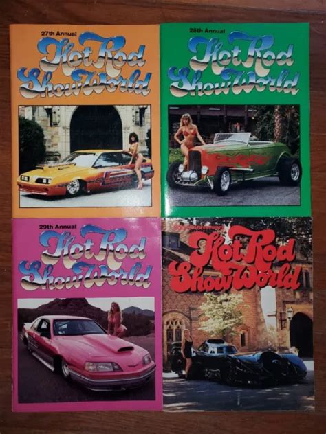Hot Rod Show World Annual Lot Of Four 27th 28th 29th 30th