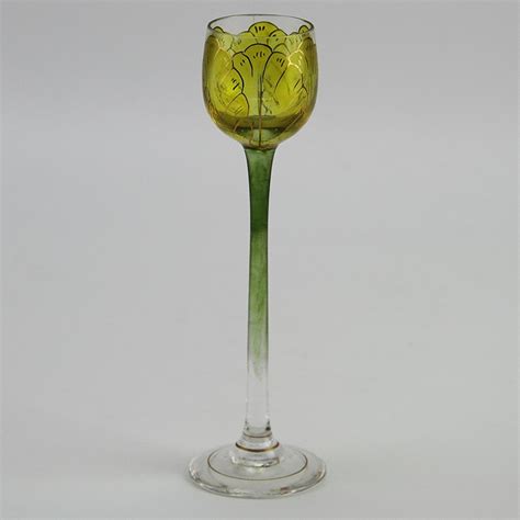 Theresienthal Art Nouveau Antique Glass C 1900