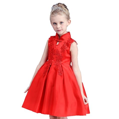 2016 Girls Sleeveless Summer Dress Girl Princess Dress European Style