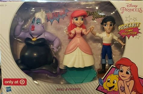 disney princess poseable comic collection ariel and friends eric ursula retired