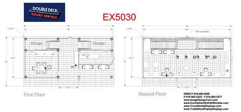 Contemporary Design In A Double Deck Exhibit Rental For Las Vegas And