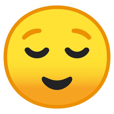 Relieved Face Emoji Clipart Free Download Transparent Png Creazilla