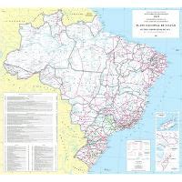 Large Detailed Political And Administrative Map Of Brazil With Roads