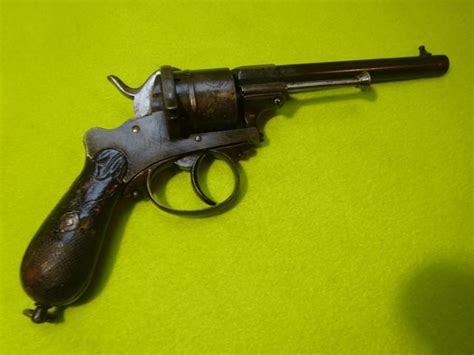 Velký Sada Krásně Zdobený Revolver Systému Lefaucheux R 9mm Aukro