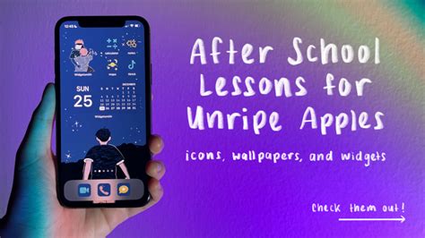Ios Android Icons Wallpapers And Widgets After School Lessons For Unripe Apples