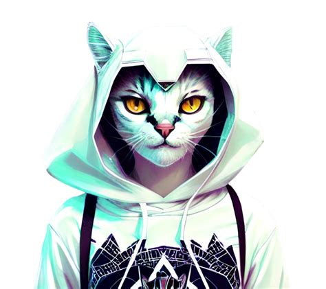 Cat In A Hood By Dracoawesomeness On Deviantart