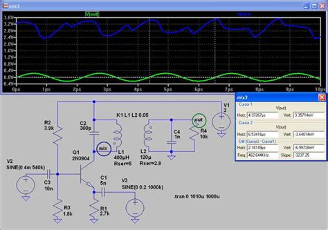 Ltspice Modelling A Typical Mw Radio Mixer Converter