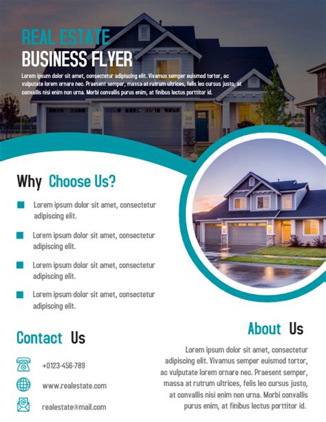 Real Estate Business Promotion Flyer And Poster Template