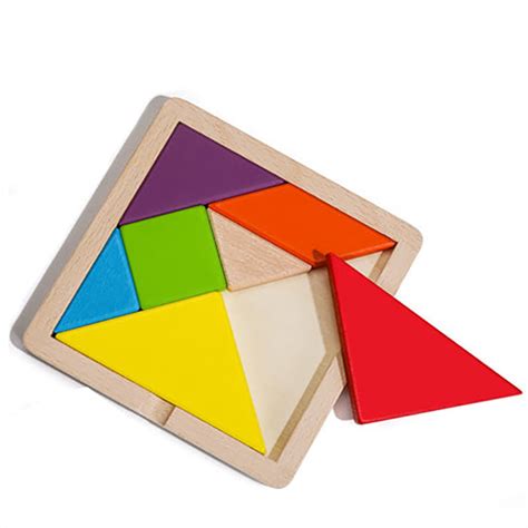 Children Developmental Mental Tangram Wooden Puzzle Educational Toys