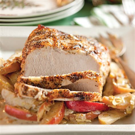 You'll find desserts, drinks, snacks and brunch recipes for the novice cook or expert chef. Roasted Pork Loin with Apple - Paula Deen Magazine