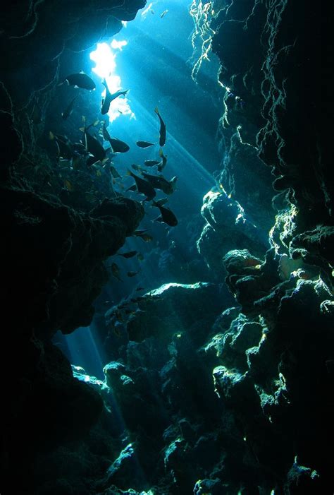 Underwater Cave Wallpaper Hd