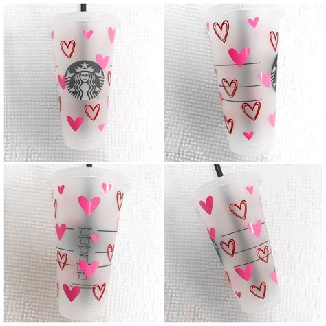 Valentines Day T Set Starbucks Cup Heart Cup T For Etsy