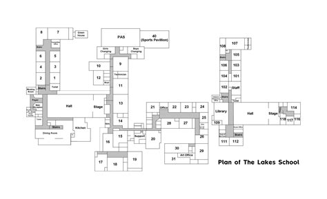 School Map The Lakes School