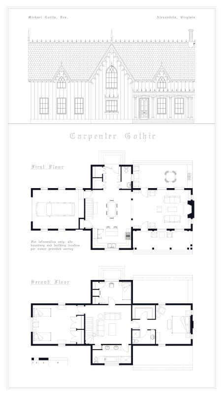 Carpenter Gothic House Plan The Beautiful Home