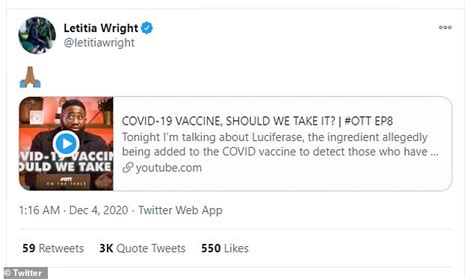 Scientists give the vaccine to thousands of people and wait to see how many become infected. Letitia Wright Is Slammed For Posting Video That ...