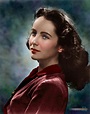 Young Elizabeth Taylor, colorized from a photo by Yousuf Karsh, late ...