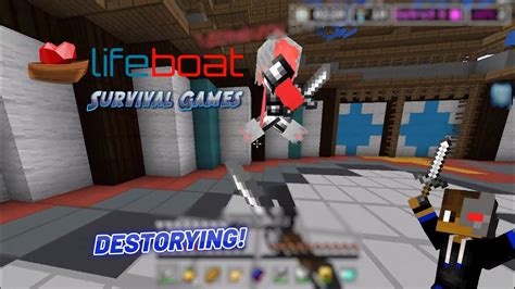 Minecraft Lifeboat Survival Games We Still Destroying Youtube